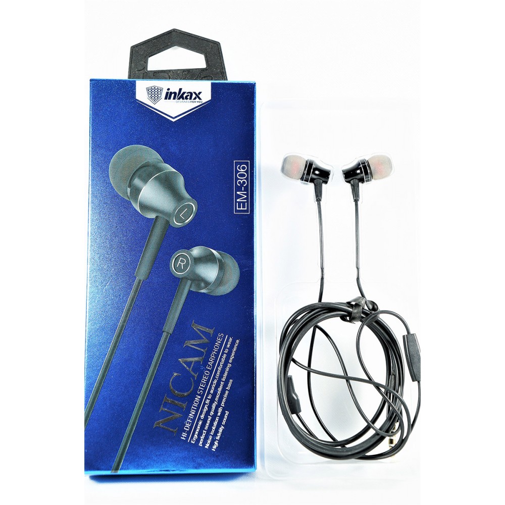 INKAX ΑΚΟΥΣΤΙΚΑ EM-306 BLACK
