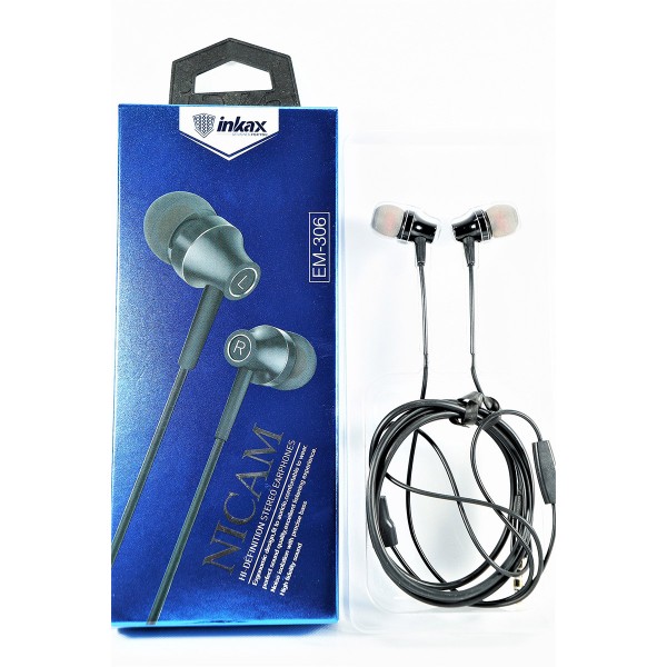 INKAX ΑΚΟΥΣΤΙΚΑ EM-306 BLACK