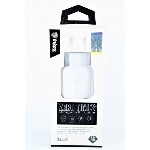 ΦΟΡΤΙΣΤΗΣ CD-21 IP 2.1A 2USB 