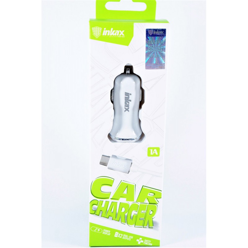 ΦΟΡΤΙΣΤΗΣ ΑΥΤ-ΤΟΥ CD-13 TYPE C 1A 2USB