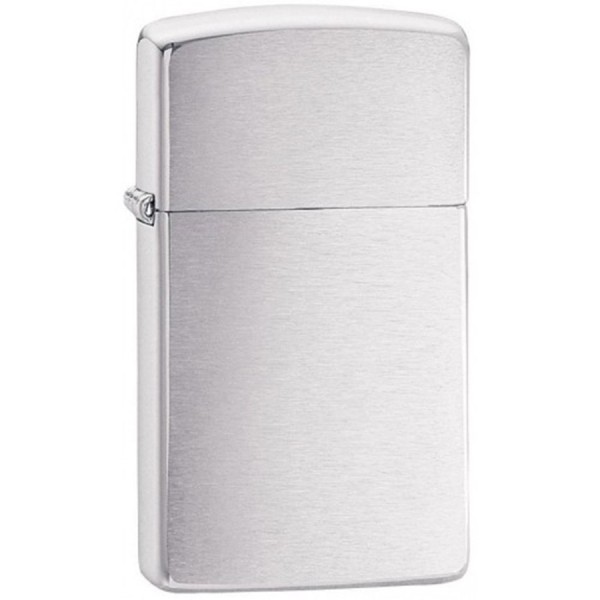 ZIPPO SLIM ΜΑΤΤΕ CHROME ΑΝΤΙΑΝΕΜΙΚΟΣ ΑΝΑΠΤΗΡΑΣ ΑΣΗΜΙ 1600