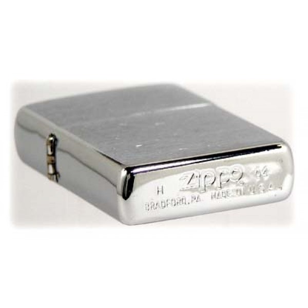 ZIPPO BRUSHED CHROME ΑΝΤΙΑΝΕΜΙΚΟΣ ΑΝΑΠΤΗΡΑΣ  ΚΛΑΣΙΚΟΣ 200