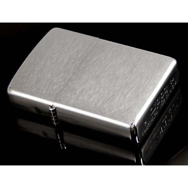 ZIPPO BRUSHED CHROME ΑΝΤΙΑΝΕΜΙΚΟΣ ΑΝΑΠΤΗΡΑΣ  ΚΛΑΣΙΚΟΣ 200