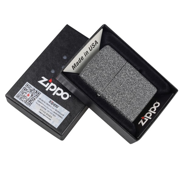 ΑΝΤΙΑΝΕΜΙΚΟΣ ΑΝΑΠΤΗΡΑΣ ZIPPO IRON STONE ΖΑΓΡΕ 211