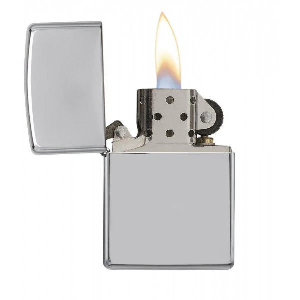  ZIPPO HIGH POLISH CHROME ΑΝΤΙΑΝΕΜΙΚΟΣ ΑΝΑΠΤΗΡΑΣ ΑΣΗΜΙ 250