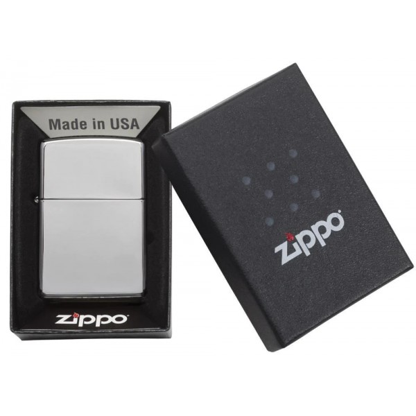  ZIPPO HIGH POLISH CHROME ΑΝΤΙΑΝΕΜΙΚΟΣ ΑΝΑΠΤΗΡΑΣ ΑΣΗΜΙ 250