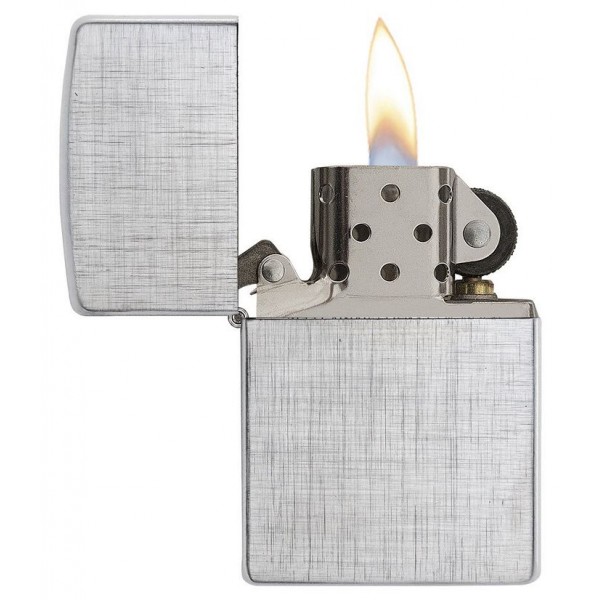 ZIPPO SILVER LINEN WEAVE ΑΝΤΙΑΝΕΜΙΚΟΣ ΑΝΑΠΤΗΡΑΣ 28181