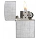 ZIPPO SILVER LINEN WEAVE ΑΝΤΙΑΝΕΜΙΚΟΣ ΑΝΑΠΤΗΡΑΣ 28181