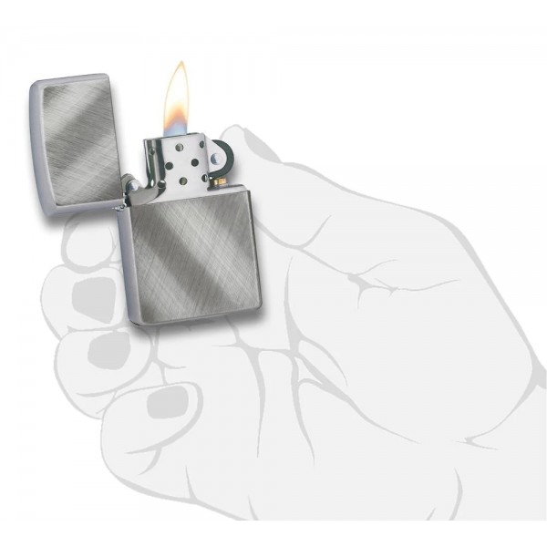  ZIPPO DIAGONAL WEAVE ΑΝΤΙΑΝΕΜΙΚΟΣ ΑΝΑΠΤΗΡΑΣ ΑΣΗΜΙ 28182