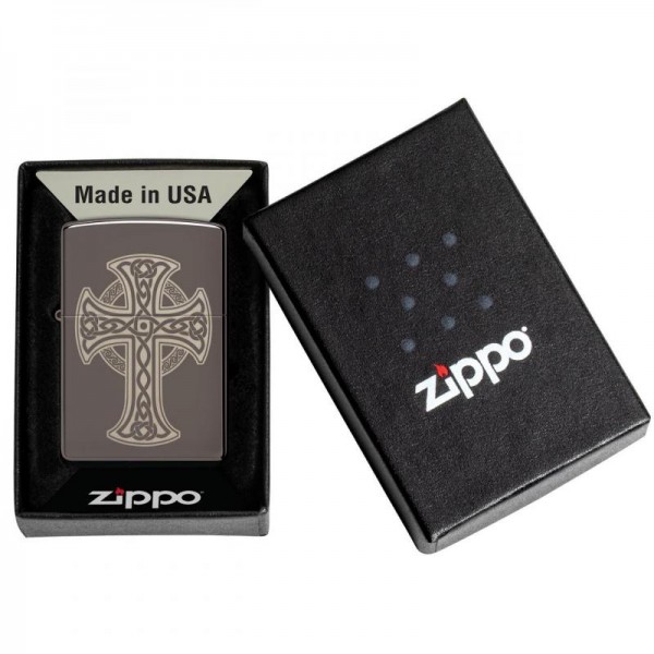  ZIPPO CELTIC CROSS DESING ΑΝΤΙΑΝΕΜΙΚΟΣ ΑΝΑΠΤΗΡΑΣ 48614