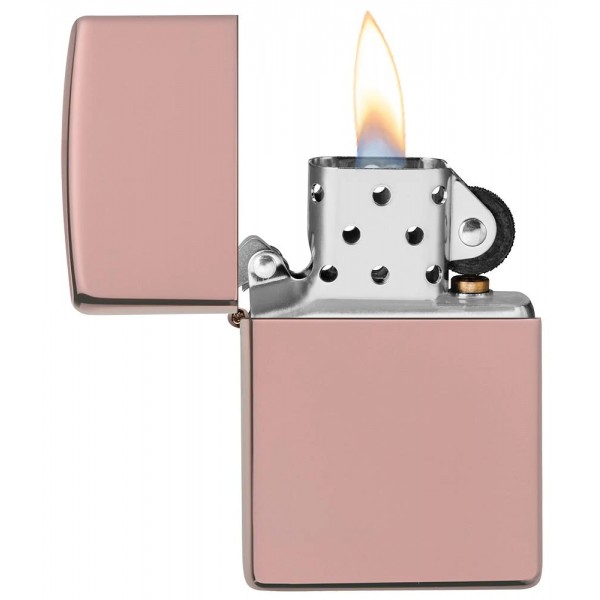 ZIPPO CLASSIC HIGH POLISH ROSE GOLD ΑΝΤΙΑΝΕΜΙΚΟΣ ΑΝΑΠΤΗΡΑΣ 49190