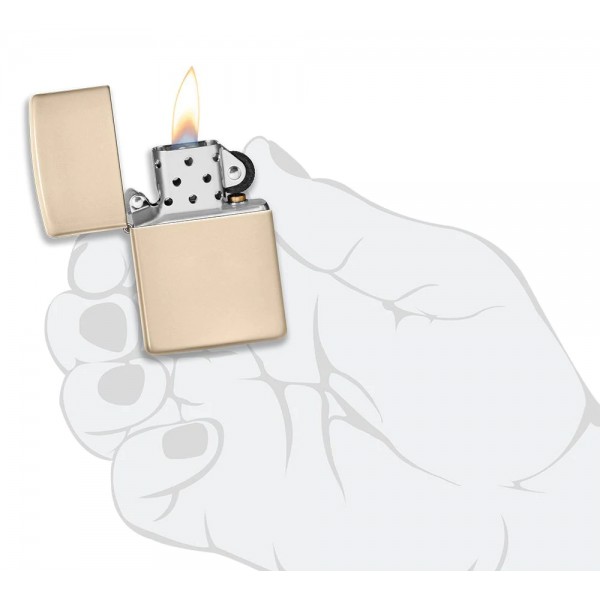 ZIPPO CLASSIC FLAT SAND ΑΝΤΙΑΝΕΜΙΚΟΣ ΑΝΑΠΤΗΡΑΣ ΜΠΕΖ 49453