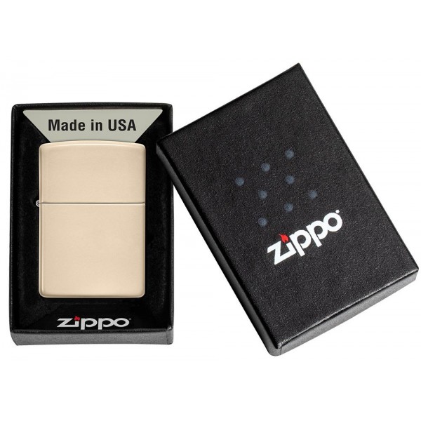 ZIPPO CLASSIC FLAT SAND ΑΝΤΙΑΝΕΜΙΚΟΣ ΑΝΑΠΤΗΡΑΣ ΜΠΕΖ 49453