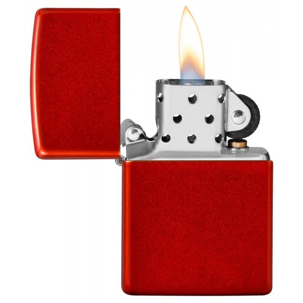 ZIPPO METALLIC RED MATTE ΑΝΤΙΑΝΕΜΙΚΟΣ ΑΝΑΠΤΗΡΑΣ 49475