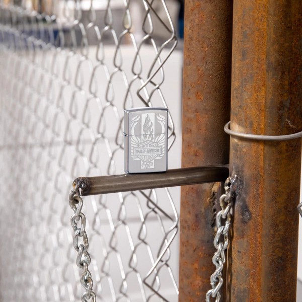 ZIPPO HARLEY DAVIDSON ΑΝΤΙΑΝΕΜΙΚΟΣ ΑΝΑΠΤΗΡΑΣ ΑΣΗΜΙ 49660