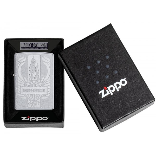 ZIPPO HARLEY DAVIDSON ΑΝΤΙΑΝΕΜΙΚΟΣ ΑΝΑΠΤΗΡΑΣ ΑΣΗΜΙ 49660