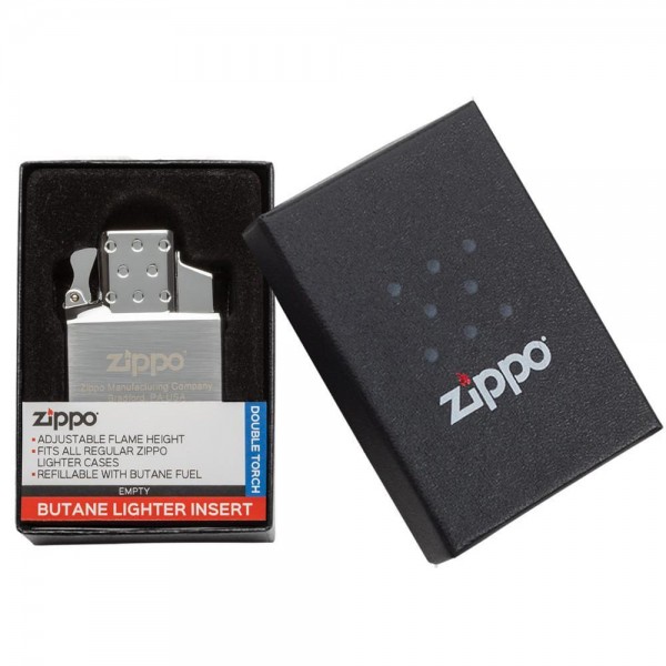  ZIPPO BUTANE LIGHTER INSERT SINGLE DOUBLE TORCH 65827