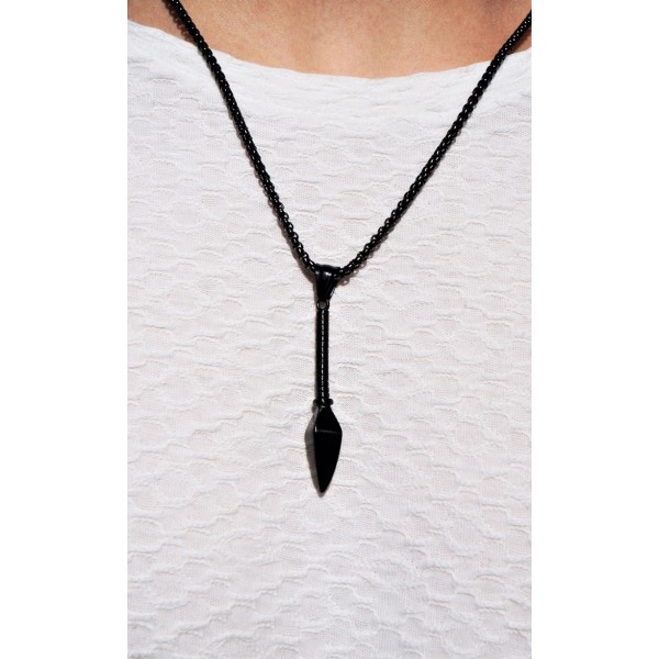 ΑΝΔΡΙΚΟ ΚΡΕΜΑΣΤΟ ΑΤΣΑΛΙ ΔΟΡΥ ΜΑΥΡΟ