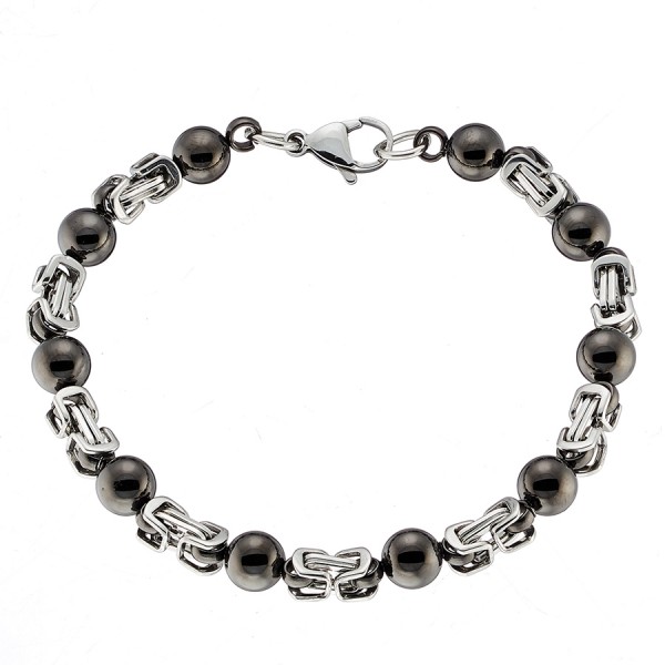 ΑΝΔΡΙΚΗ ΧΕΙΡΟΠΕΔΑ ΑΤΣΑΛΙ 316L ΜΑΥΡΟ-ΑΣΗΜΙ N00308