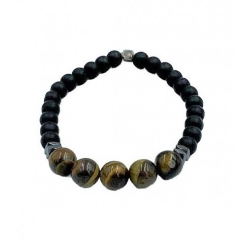 ΧΕΙΡΟΠΟΙΗΤΟ ΑΝΔΡΙΚΟ ΒΡΑΧΙΟΛΙ ΜΕ ΠΕΤΡΑ ΜΑΤΙ ΤΗΣ ΤΙΓΡΗΣ Μ1-1929-K