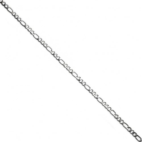 ΑΝΔΡΙΚΗ ΑΛΥΣΙΔΑ ΛΑΙΜΟΥ ΑΤΣΑΛΙ 316L ΑΣΗΜΙ ΦΑΡΔΙΑ ΠΑΧΟΥΣ 5MM ΚΑΙ ΜΗΚΟΥΣ 60CM SC351