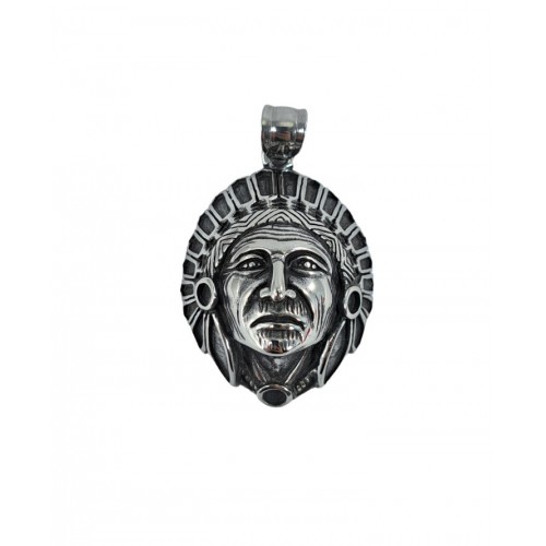 ΑΝΔΡΙΚΟ ΚΟΛΙΕ ΙΝΔΙΑΝΟΣ ΜΕ ΑΛΥΣΙΔΑ ΑΤΣΑΛΙ 316L ΑΣΗΜΙ SP1610