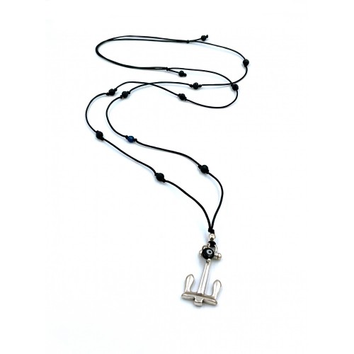 ΑΝΔΡΙΚΟ ΧΕΙΡΟΠΟΙΗΤΟ ΚΟΛΙΕ ME ΚΟΡΔΟΝΙ ΚΑΙ ΑΓΚΥΡΑ ΑΠΟ ΑΤΣΑΛΙ