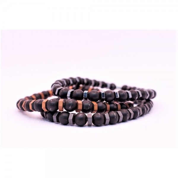 ΑΝΔΡΙΚΟ ΧΕΙΡΟΠΟΙΗΤΟ ΒΡΑΧΙΟΛΙ ΟΝΥΧΑΣ ΚΑΙ ΑΙΜΑΤΙΤΗΣ