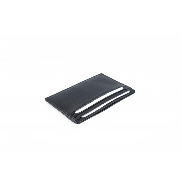 FETICHE LEATHER ΔΕΡΜΑΤΙΝΗ RFID ΘΗΚΗ ΚΑΡΤΩΝ ΜΑΥΡΗ AN 1-268