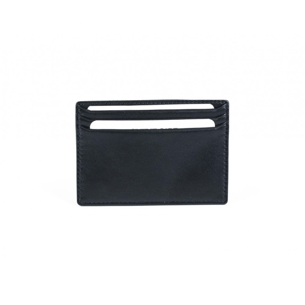 FETICHE LEATHER ΔΕΡΜΑΤΙΝΗ RFID ΘΗΚΗ ΚΑΡΤΩΝ ΜΑΥΡΗ AN 1-268