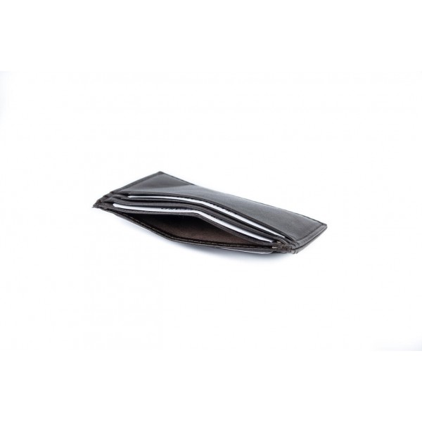 FETICHE LEATHER ΔΕΡΜΑΤΙΝΗ RFID ΘΗΚΗ ΚΑΡΤΩΝ ΜΑΥΡΗ AN 1-268