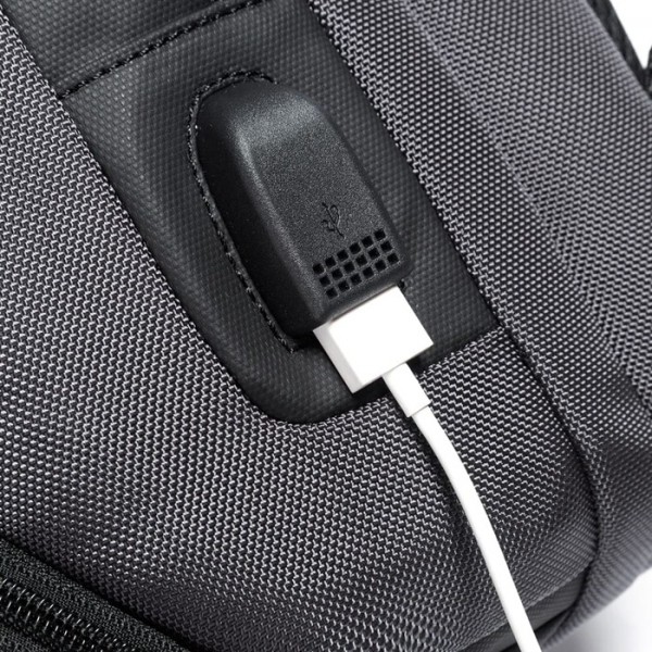 BANGE ΑΝΔΡΙΚΟ ΤΣΑΝΤΑΚΙ CROSSBODY ΑΝΘΡΑΚΙ 7086-GREY