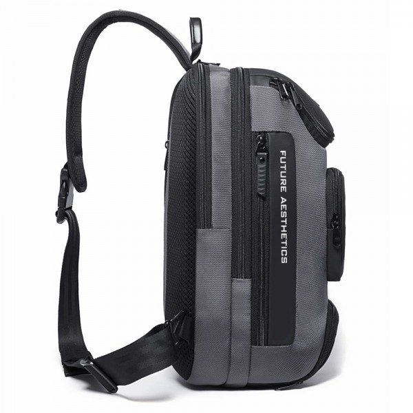 BANGE ΑΝΔΡΙΚΟ ΤΣΑΝΤΑΚΙ CROSSBODY ΑΝΘΡΑΚΙ 7086-GREY