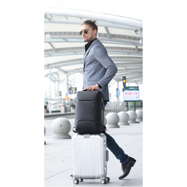 BANGE ΑΝΔΡΙΚΟ ΣΑΚΙΔΙΟ ΠΛΑΤΗΣ ΘΗΚΗ LAPTOP 15,6" ΜΑΥΡΟ 7216