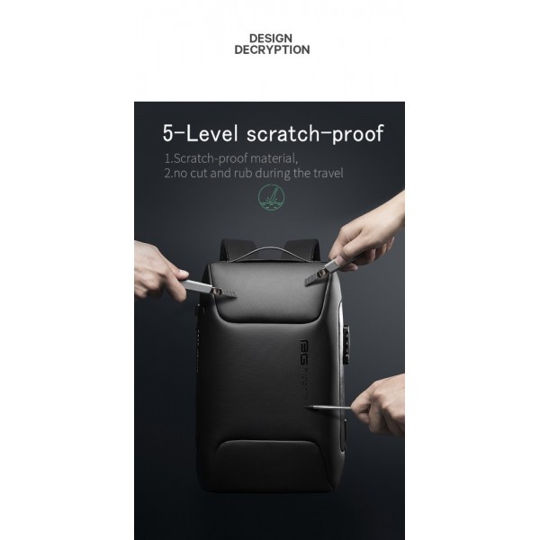 BANGE ΑΝΔΡΙΚΟ ΣΑΚΙΔΙΟ ΠΛΑΤΗΣ ΘΗΚΗ LAPTOP 15,6" ΜΑΥΡΟ 7216