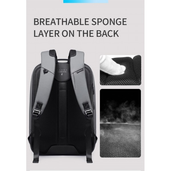 BANGE ΑΝΔΡΙΚΟ ΣΑΚΙΔΙΟ ΠΛΑΤΗΣ ΘΗΚΗ LAPTOP 15,6" ΜΑΥΡΟ 7238