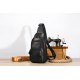 BULL CAPTAIN ΑΝΔΡΙΚΟ ΔΕΡΜΑΤΙΝΟ  CROSSBODY ΜΑΥΡΟ XB127-BLACK