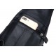 BULL CAPTAIN ΑΝΔΡΙΚΟ ΔΕΡΜΑΤΙΝΟ  CROSSBODY ΜΑΥΡΟ XB129-BL
