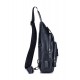 BULL CAPTAIN ΑΝΔΡΙΚΟ ΔΕΡΜΑΤΙΝΟ  CROSSBODY ΜΑΥΡΟ XB129-BL
