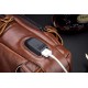 BULL CAPTAIN ΑΝΔΡΙΚΟ ΔΕΡΜΑΤΙΝΟ  CROSSBODY ΚΑΦΕ XB129-BR