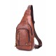 BULL CAPTAIN ΑΝΔΡΙΚΟ ΔΕΡΜΑΤΙΝΟ  CROSSBODY ΚΑΦΕ XB129-BR
