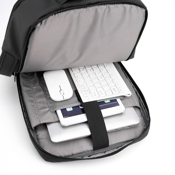 FORECAST ΣΑΚΙΔΙΟ ΠΛΑΤΗΣ-ΘΗΚΗ LAPTOP 15,6" USB ΜΑΥΡΟ 2102