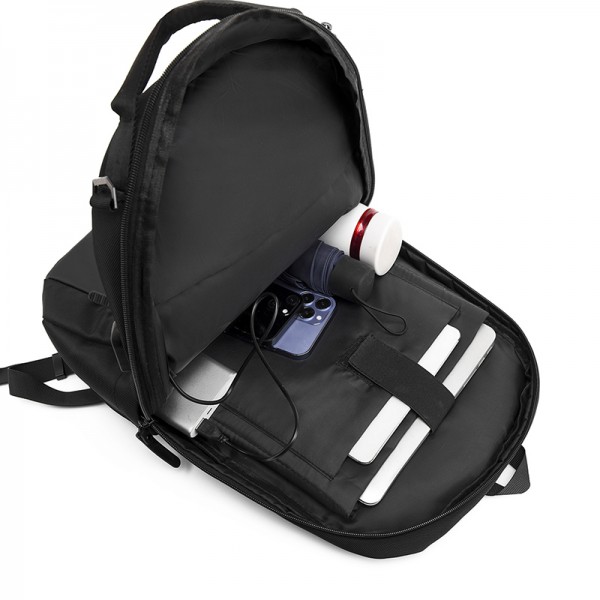 FORECAST ΣΑΚΙΔΙΟ ΠΛΑΤΗΣ-ΘΗΚΗ LAPTOP 15,6" USB ΜΑΥΡΟ 8835