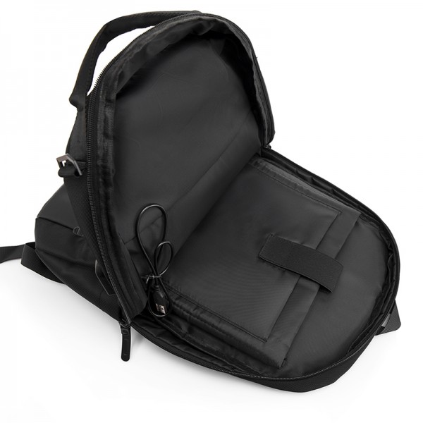 FORECAST ΣΑΚΙΔΙΟ ΠΛΑΤΗΣ-ΘΗΚΗ LAPTOP 15,6" USB ΜΑΥΡΟ 8835