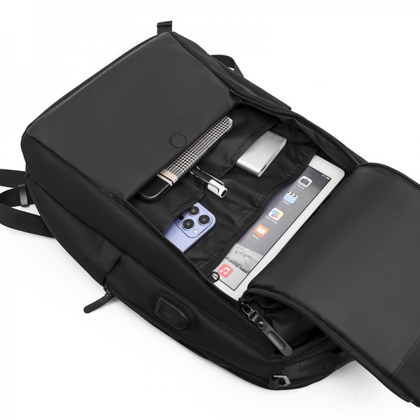 FORECAST ΣΑΚΙΔΙΟ ΠΛΑΤΗΣ-ΘΗΚΗ LAPTOP 15,6" USB ΜΑΥΡΟ 8835