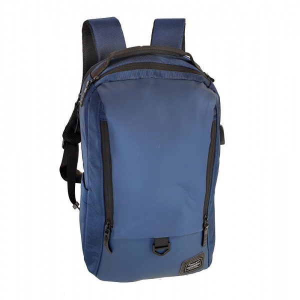 FORECAST ΣΑΚΙΔΙΟ ΠΛΑΤΗΣ-ΘΗΚΗ LAPTOP 15,6" USB ΜΠΛΕ 8835