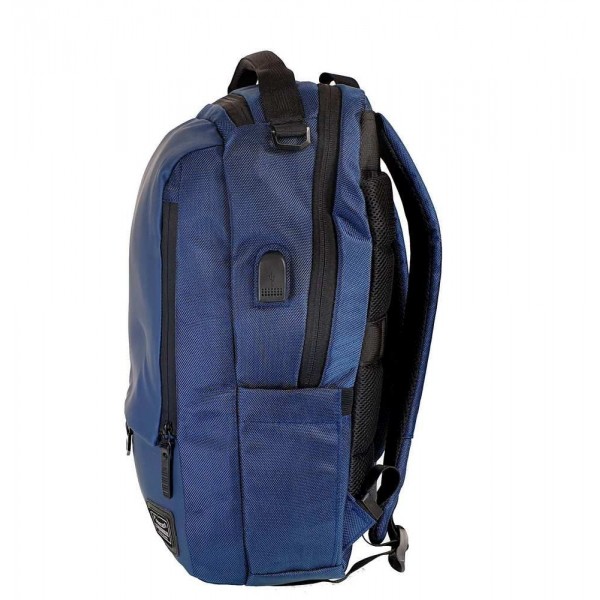 FORECAST ΣΑΚΙΔΙΟ ΠΛΑΤΗΣ-ΘΗΚΗ LAPTOP 15,6" USB ΜΠΛΕ 8835