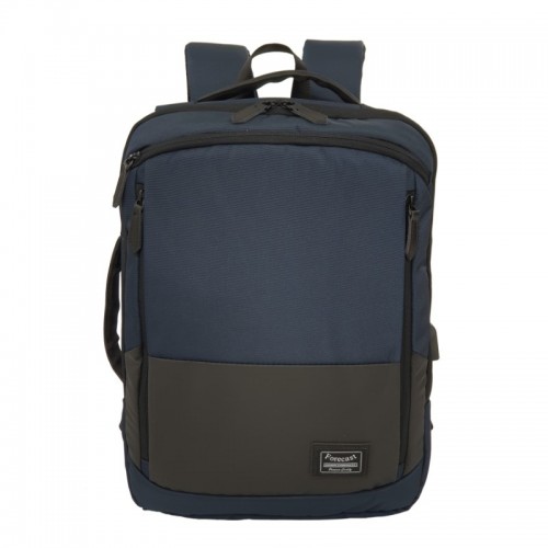 FORECAST ΤΣΑΝΤΑ ΠΛΑΤΗΣ ΘΗΚΗ LAPTOP 15,6" ΜΑΥΡΗ-ΜΠΛΕ 25001