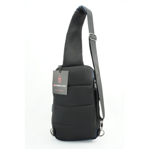 FORECAST ΑΝΔΡΙΚΟ ΤΣΑΝΤΑΚΙ BODYBAG ΜΕ USB ΜΠΛΕ Y70032. 