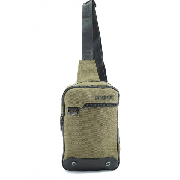 LEASTAT ΑΝΔΡΙΚΟ ΤΣΑΝΤΑΚΙ BODYBAG ΧΑΚΙ 9010 